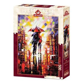Art Puzzle 5090 Şemsiye Altındaki Aşk 500 Parça Puzzle