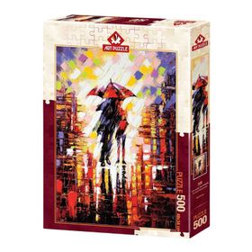Art Puzzle 5090 Şemsiye Altındaki Aşk 500 Parça Puzzle