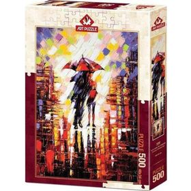 Art Puzzle 5090 Şemsiye Altındaki Aşk 500 Parça Puzzle
