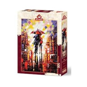 Art Puzzle 5090/ART Şemsiye Altındaki Aşk 500 Parça Puzzle