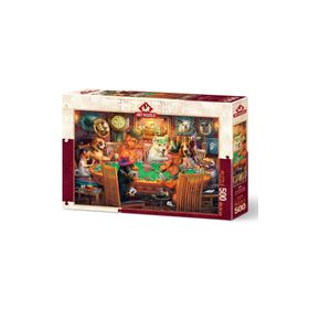 Art Puzzle 5094 Kumarbaz Köpekler 500 Parça Puzzle