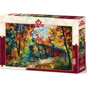 Art Puzzle 5096 500 Parça Sonbahar Treni Puzzle