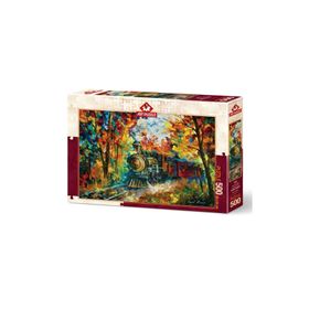 Art Puzzle 5096 500 Parça Sonbahar Treni Puzzle