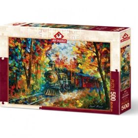 Art Puzzle 5096 500 Parça Sonbahar Treni Puzzle