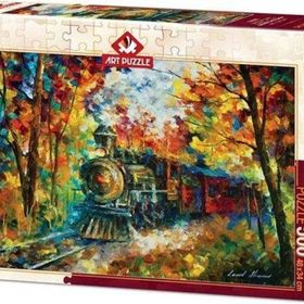 Art Puzzle 5096 500 Parça Sonbahar Treni Puzzle