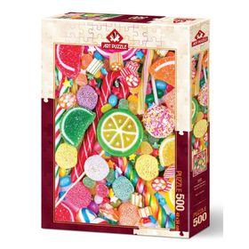 Art Puzzle 5101 Renkli Şekerler 500 Parça Puzzle