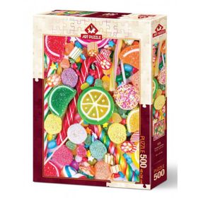 Art Puzzle 5101 Renkli Şekerler 500 Parça Puzzle