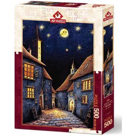Art Puzzle 5102 Ortaçağda Han Gecesi 500 Parça Puzzle