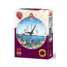 Art Puzzle 5103 Su Şehri 570 Parça Saat Puzzle