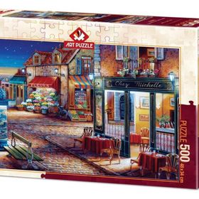 Art Puzzle 5107 500 Parça Cafe Chez Michelle Puzzle
