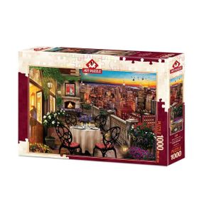 Art Puzzle 5184 New York’ta Akşam Yemeği 1000 Parça Puzzle