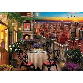 Art Puzzle 5184 New York’ta Akşam Yemeği 1000 Parça Puzzle