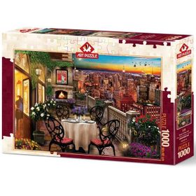 Art Puzzle 5184 New York’ta Akşam Yemeği 1000 Parça Puzzle