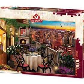 Art Puzzle 5184 New York’ta Akşam Yemeği 1000 Parça Puzzle