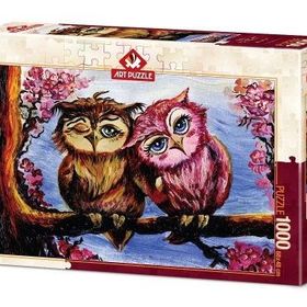 Art Puzzle 5211 1000 Parça Aşık Baykuşlar Puzzle