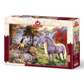 Art Puzzle 5215 1000 Parça Saklı Atlar Puzzle