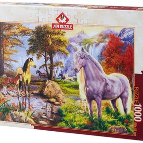 Art Puzzle 5215 1000 Parça Saklı Atlar Puzzle