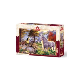 Art Puzzle 5215 1000 Parça Saklı Atlar Puzzle