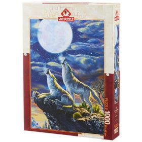 Art Puzzle 5217 1000 Parça Dolunay Kurtları Puzzle