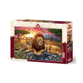 Art Puzzle 5221 1000 Parça Aslan Ailesi Puzzle