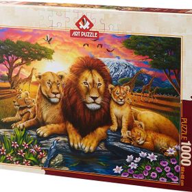 Art Puzzle 5221 1000 Parça Aslan Ailesi Puzzle