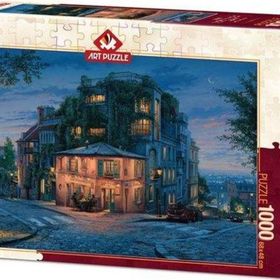 Art Puzzle 5228 1000 Parça Pembe Ev Puzzle