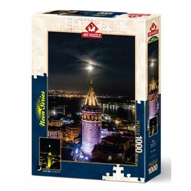 Art Puzzle 5241 1000 Parça Galata Kulesi Neon Puzzle