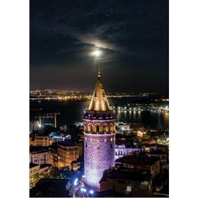 Art Puzzle 5241 1000 Parça Galata Kulesi Neon Puzzle