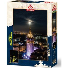 Art Puzzle 5241 1000 Parça Galata Kulesi Neon Puzzle
