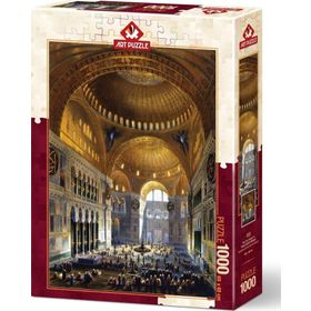 Art Puzzle 5252 1000 Parça Ayasofya Camiinde İlk Namaz Puzzle