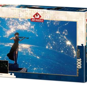 Art Puzzle 5266 1000 Parça Neon Son Keman Puzzle