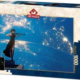 Art Puzzle 5266 1000 Parça Neon Son Keman Puzzle