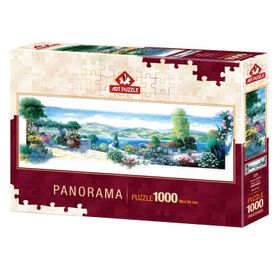 Art Puzzle 5348 1000 Parça Panorama Bahçe Teras Puzzle