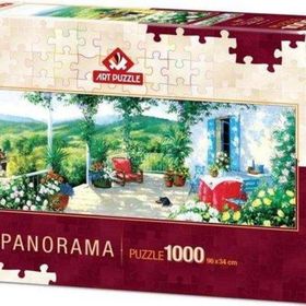 Art Puzzle 5349 Verandadaki Misafir 1000 Parça Panorama Puzzle