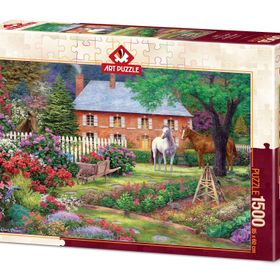 Art Puzzle 5397 Atlı Bahçe 1500 Parça Puzzle