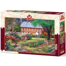 Art Puzzle 5397 Atlı Bahçe 1500 Parça Puzzle