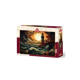 Art Puzzle 5405 1500 Parça Fırtınada Deniz Feneri Puzzle