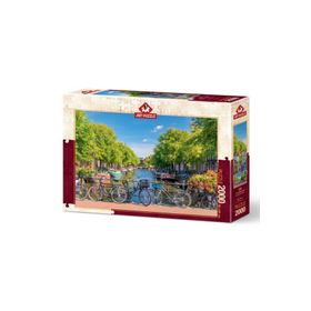Art Puzzle 5480 2000 Parça Amsterdam Kanalı Puzzle