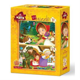 Art Puzzle 5550 12+24 Parça Kırmızı Pelerinli Kız Puzzle