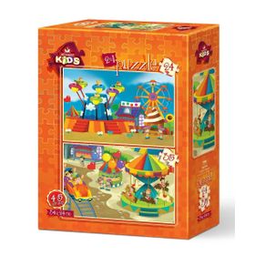 Art Puzzle 5566 24+35 Parça Eğlence Zamanı Puzzle