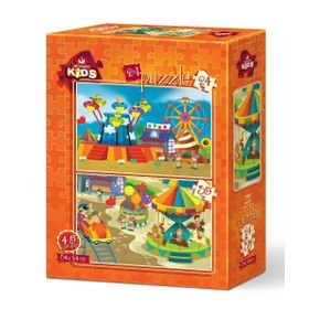 Art Puzzle 5566 24+35 Parça Eğlence Zamanı Puzzle