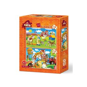Art Puzzle 5567 24+35 Parça Mutlu Çiftçi Puzzle