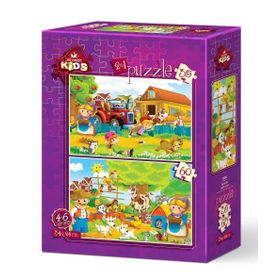 Art Puzzle 5583 35+60 Parça Çiftlik Hayatı Puzzle