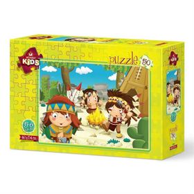 Art Puzzle 5598 50 Parça Kızılderili Minikler Puzzle