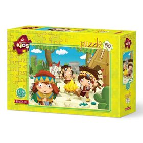 Art Puzzle 5598 50 Parça Kızılderili Minikler Puzzle