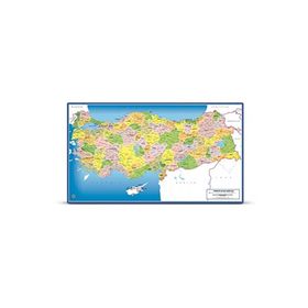 Art Puzzle 5794 Türkiye Siyasi Haritası 81 Parça Frame Puzzle
