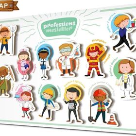 Art Puzzle 5862 Ahşap Frame Meslekler Puzzle