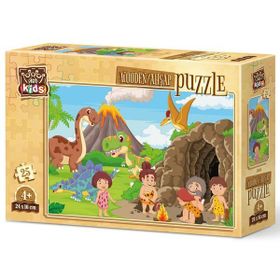 Art Puzzle 5868 25 Parça Taş Devri Ailesi Puzzle