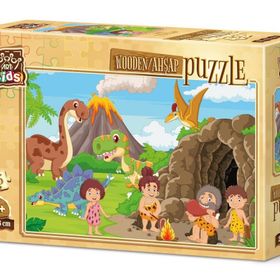 Art Puzzle 5868 25 Parça Taş Devri Ailesi Puzzle
