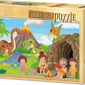 Art Puzzle 5868 25 Parça Taş Devri Ailesi Puzzle